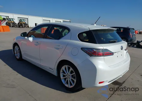 2012 Lexus Ct 200H Premium из США, поврежденный, VIN JTHKD5BH2C2061077